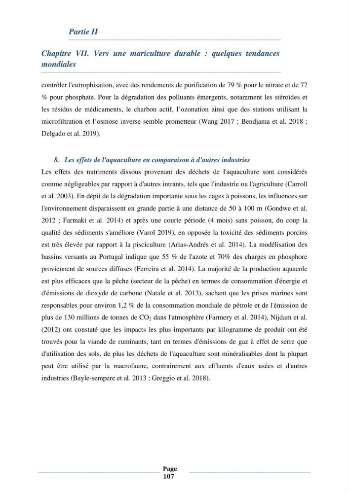 Les interactions environnement -aqaculture : interaction environnementales et optimisation des systemes de production piscicole marine