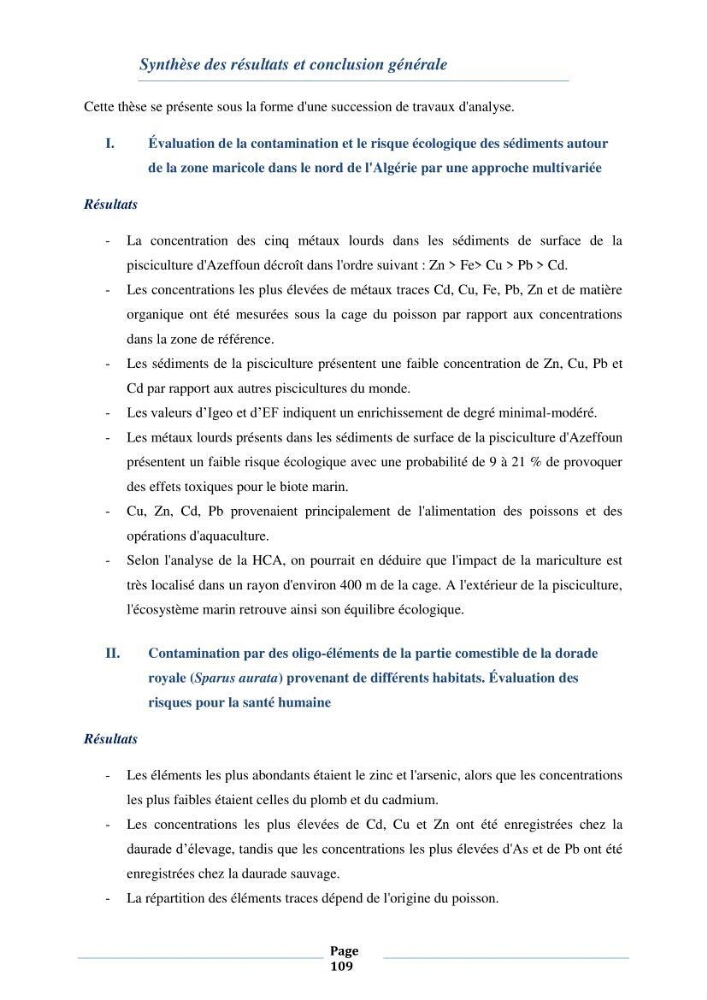 Les interactions environnement -aqaculture : interaction environnementales et optimisation des systemes de production piscicole marine