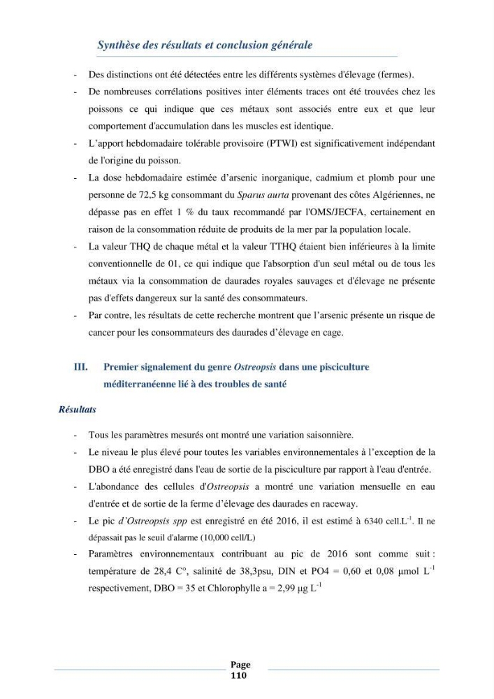 Les interactions environnement -aqaculture : interaction environnementales et optimisation des systemes de production piscicole marine
