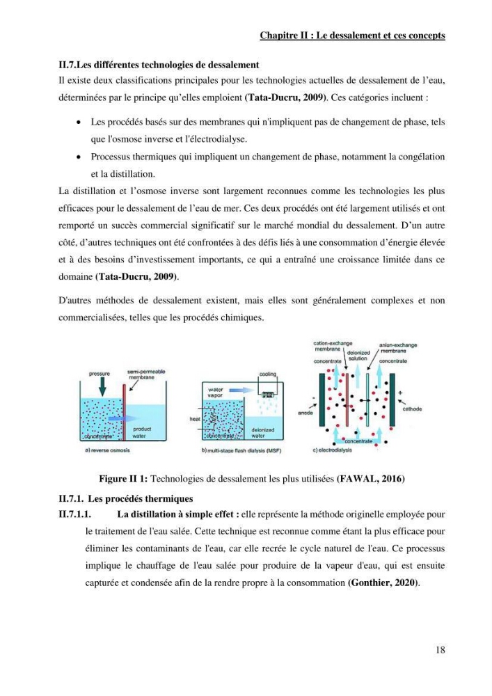 Identification des paramètres des eaux brutes et des eaux produites, et suivi des rejets de saumures issus de la station de dessalement EL MARSA