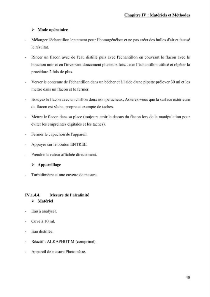 Identification des paramètres des eaux brutes et des eaux produites, et suivi des rejets de saumures issus de la station de dessalement EL MARSA
