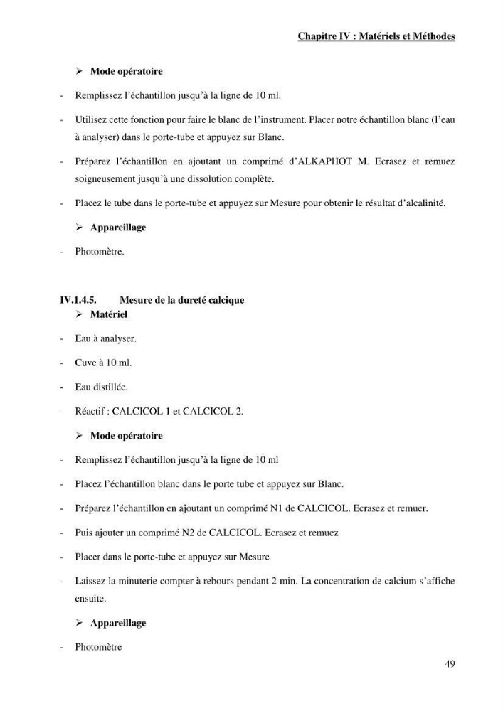 Identification des paramètres des eaux brutes et des eaux produites, et suivi des rejets de saumures issus de la station de dessalement EL MARSA