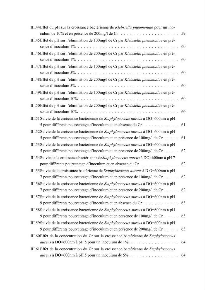 Evaluation de la résistance aux métaux lourds et du potentiel d’élimination du chrome hexavalent chez des bactéries d’origines marines Projet de mise en place d’un procédé de traitement des effluents riches en chrome.