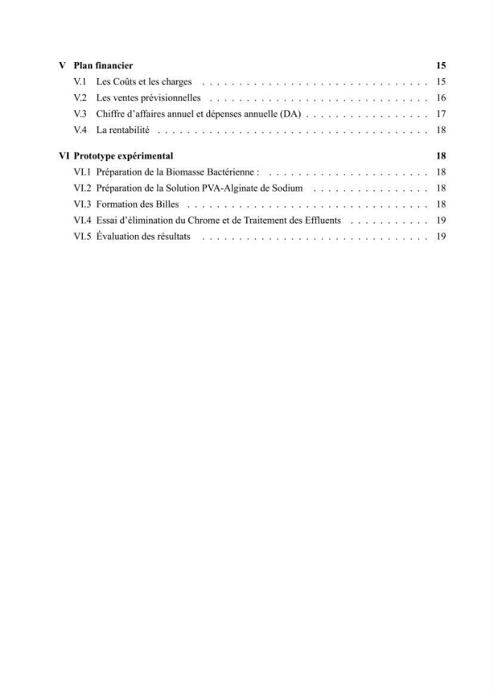 Evaluation de la résistance aux métaux lourds et du potentiel d’élimination du chrome hexavalent chez des bactéries d’origines marines Projet de mise en place d’un procédé de traitement des effluents riches en chrome.