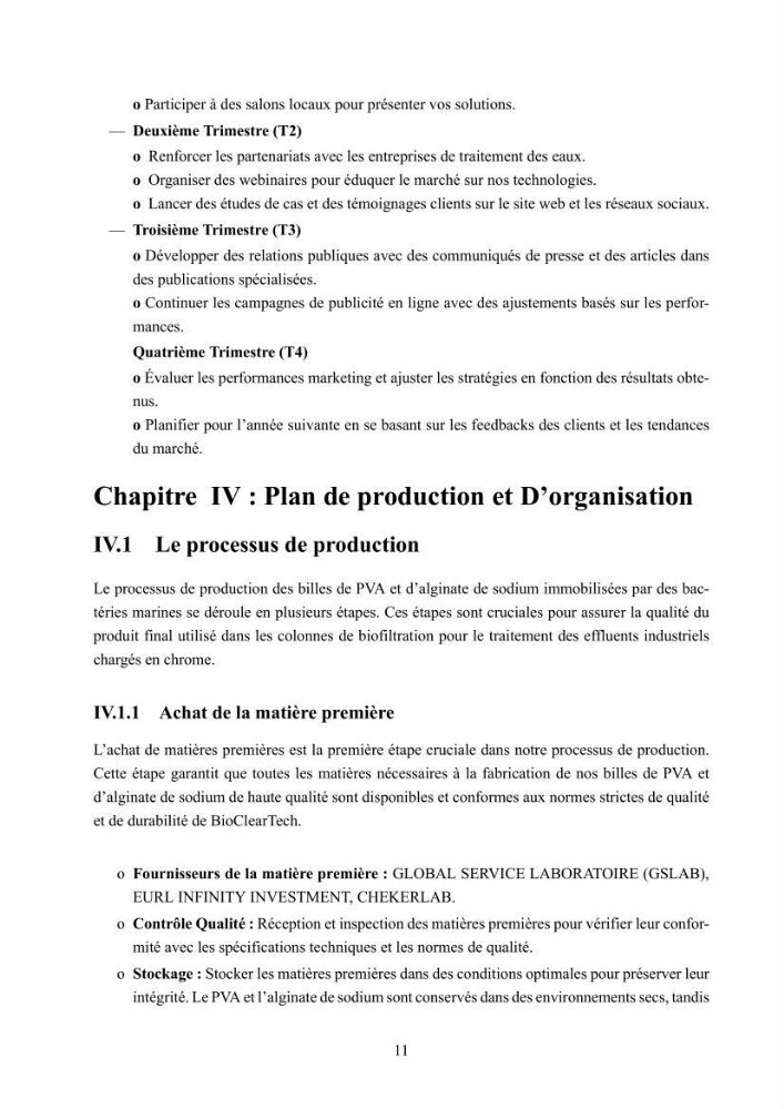 Evaluation de la résistance aux métaux lourds et du potentiel d’élimination du chrome hexavalent chez des bactéries d’origines marines Projet de mise en place d’un procédé de traitement des effluents riches en chrome.