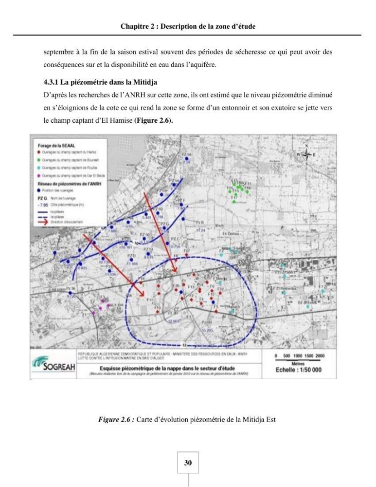 Utilisation de la géomatique pour cartographie la vulnérabilité à l\'intrusion marine: cas de l\'aquifère de sahel d\'Alger