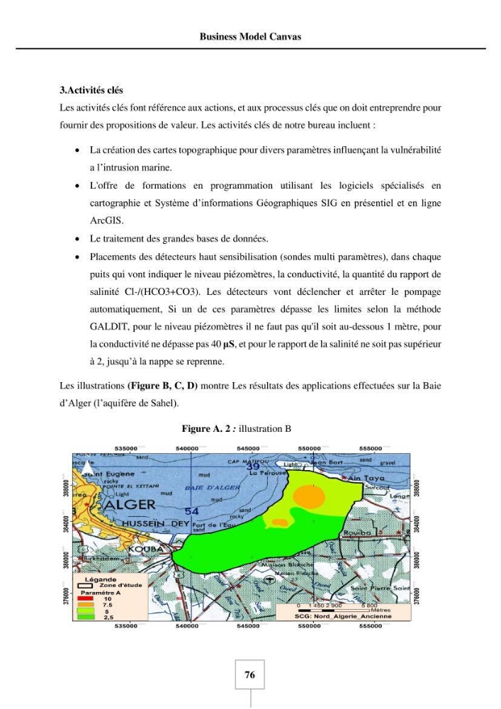 Utilisation de la géomatique pour cartographie la vulnérabilité à l\'intrusion marine: cas de l\'aquifère de sahel d\'Alger