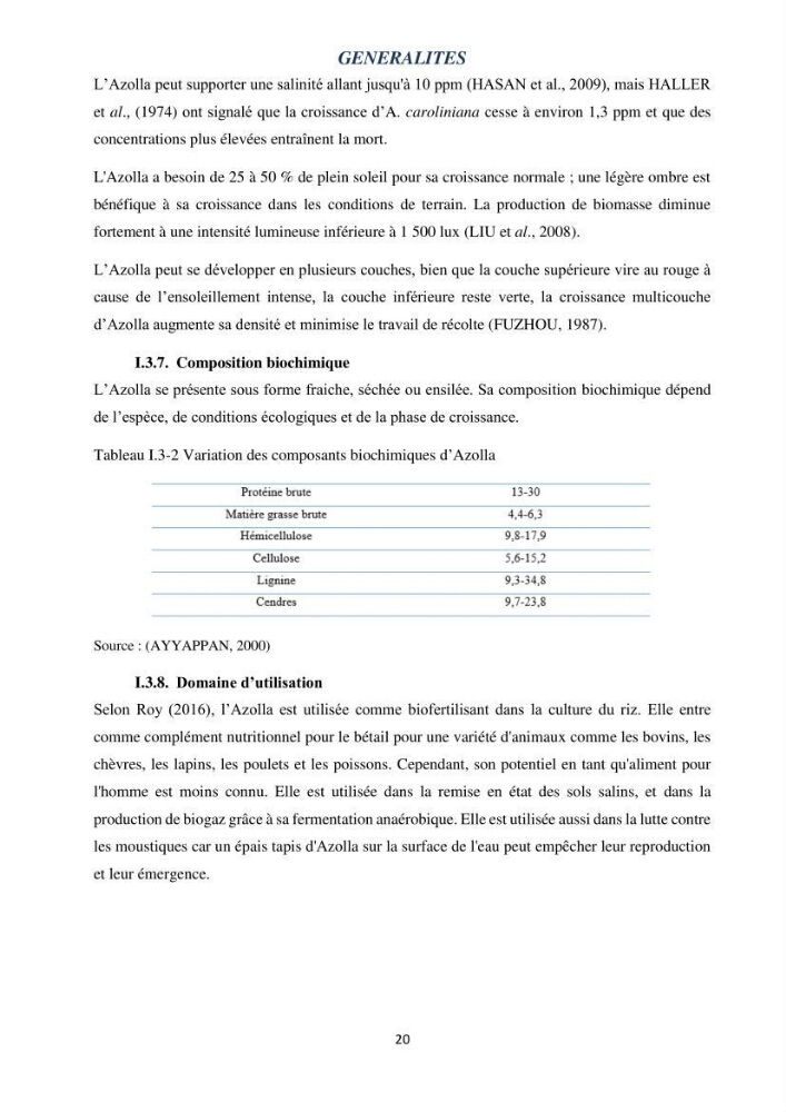 Evaluation d’une production piscicole dans un système d’alimentation associé
