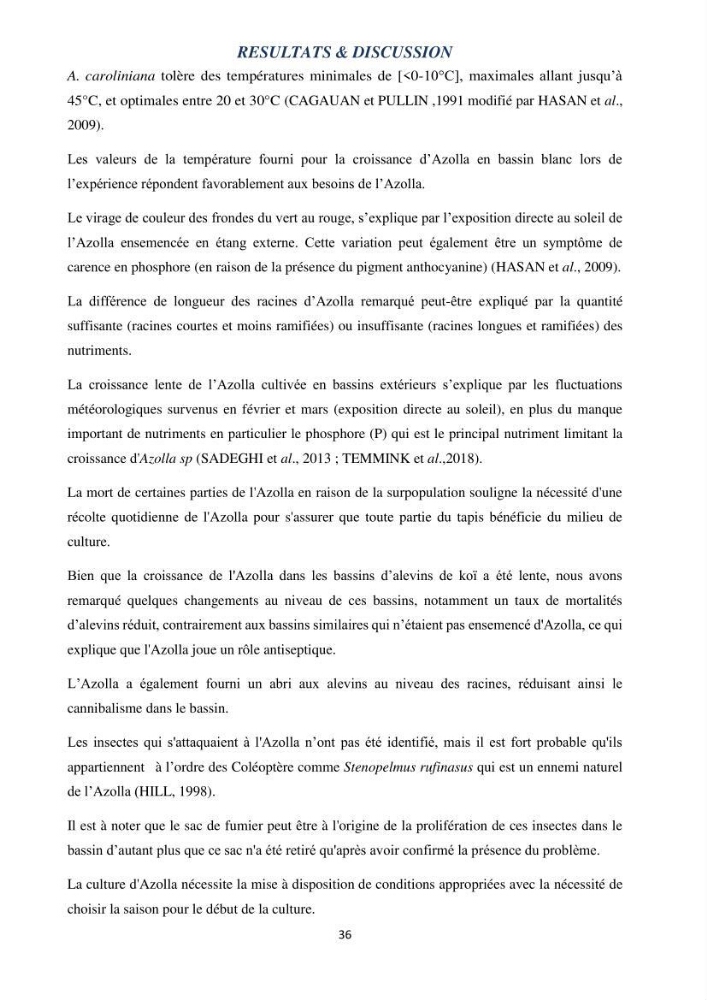 Evaluation d’une production piscicole dans un système d’alimentation associé