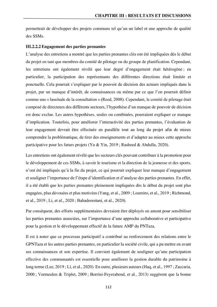 Gestion des aires marines protégées le patrimoine naturel marin côtier du Parc National de Taza dans la Wilaya de Jijel