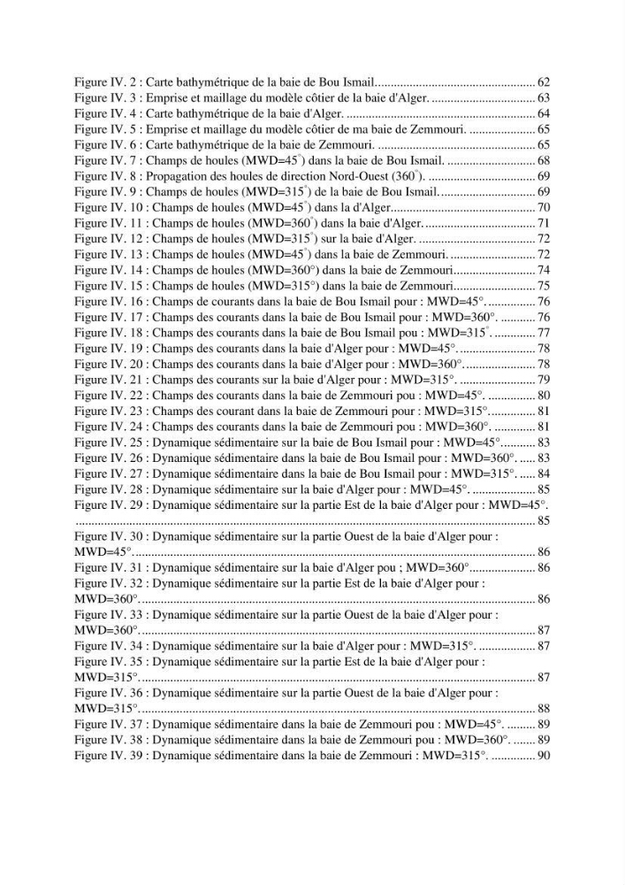 Modelisation de la cinématique du trait de côte,dynamique sédimentaire et évaluation des zones à risque de la côte algéroise