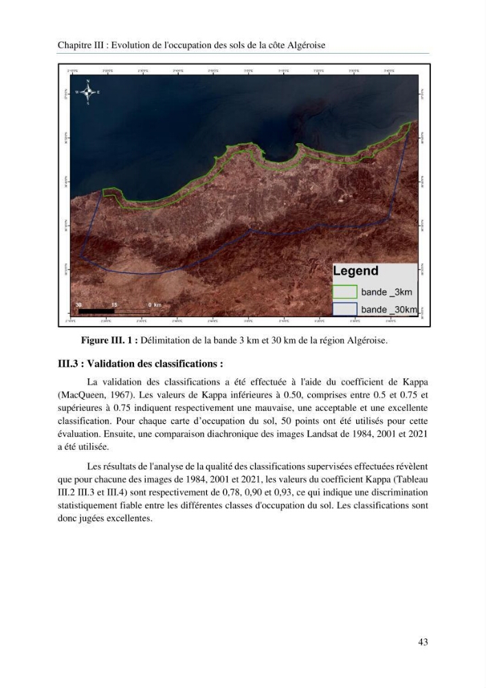 Modelisation de la cinématique du trait de côte,dynamique sédimentaire et évaluation des zones à risque de la côte algéroise