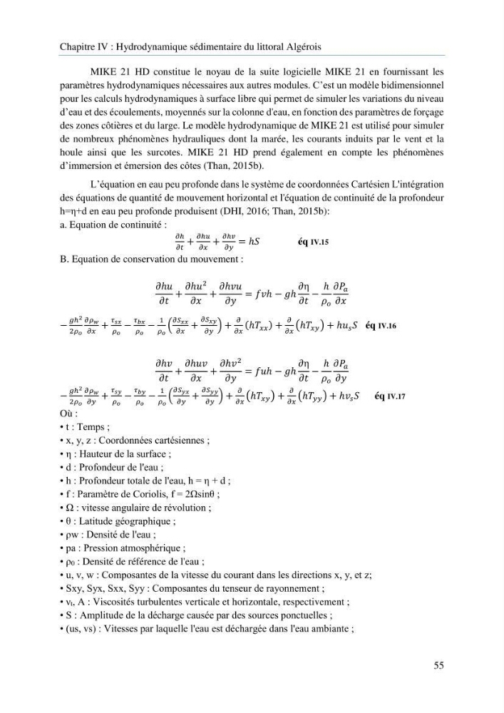 Modelisation de la cinématique du trait de côte,dynamique sédimentaire et évaluation des zones à risque de la côte algéroise