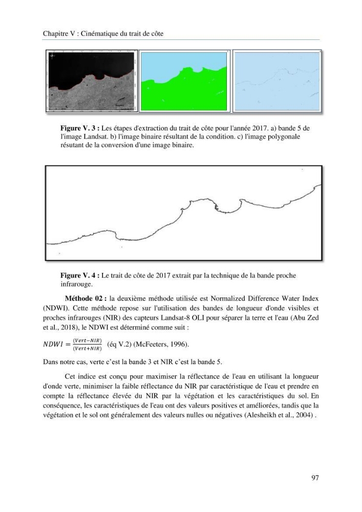 Modelisation de la cinématique du trait de côte,dynamique sédimentaire et évaluation des zones à risque de la côte algéroise