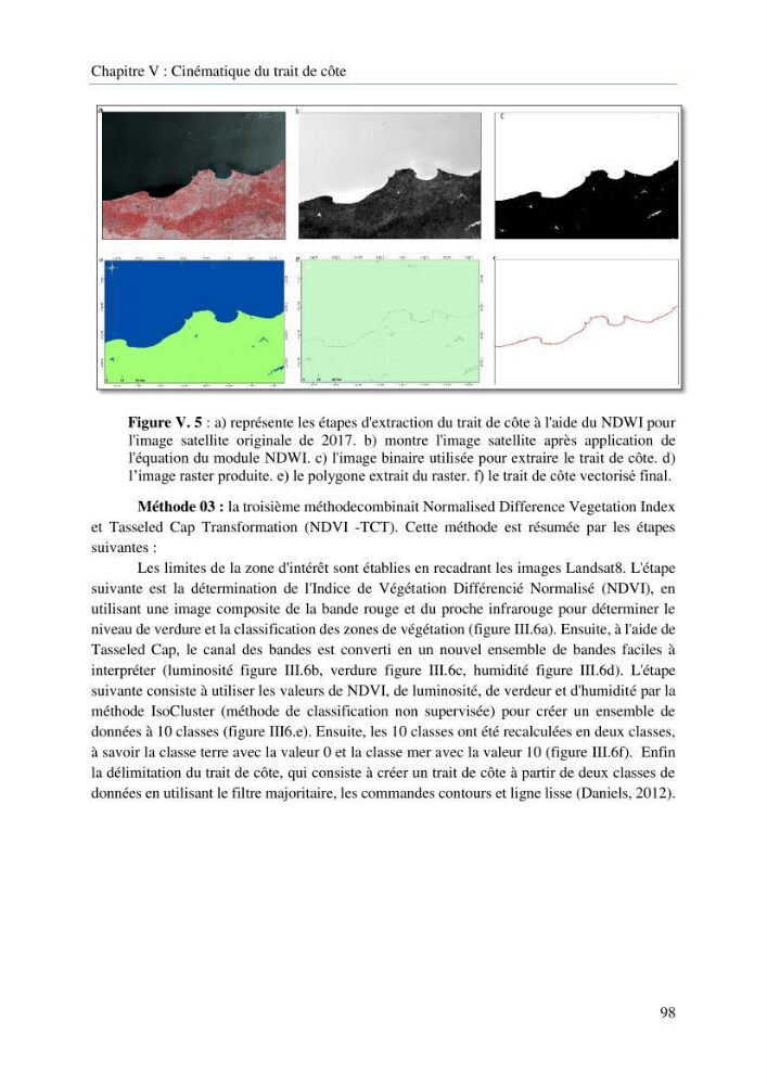 Modelisation de la cinématique du trait de côte,dynamique sédimentaire et évaluation des zones à risque de la côte algéroise