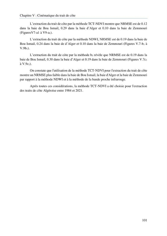 Modelisation de la cinématique du trait de côte,dynamique sédimentaire et évaluation des zones à risque de la côte algéroise