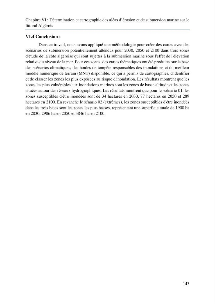 Modelisation de la cinématique du trait de côte,dynamique sédimentaire et évaluation des zones à risque de la côte algéroise