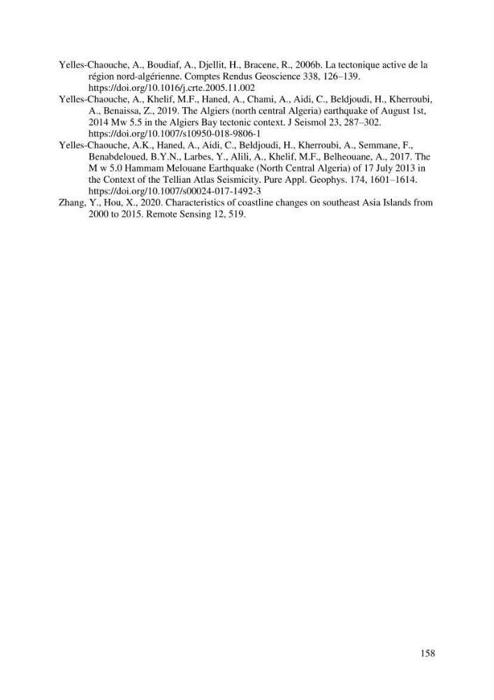 Modelisation de la cinématique du trait de côte,dynamique sédimentaire et évaluation des zones à risque de la côte algéroise