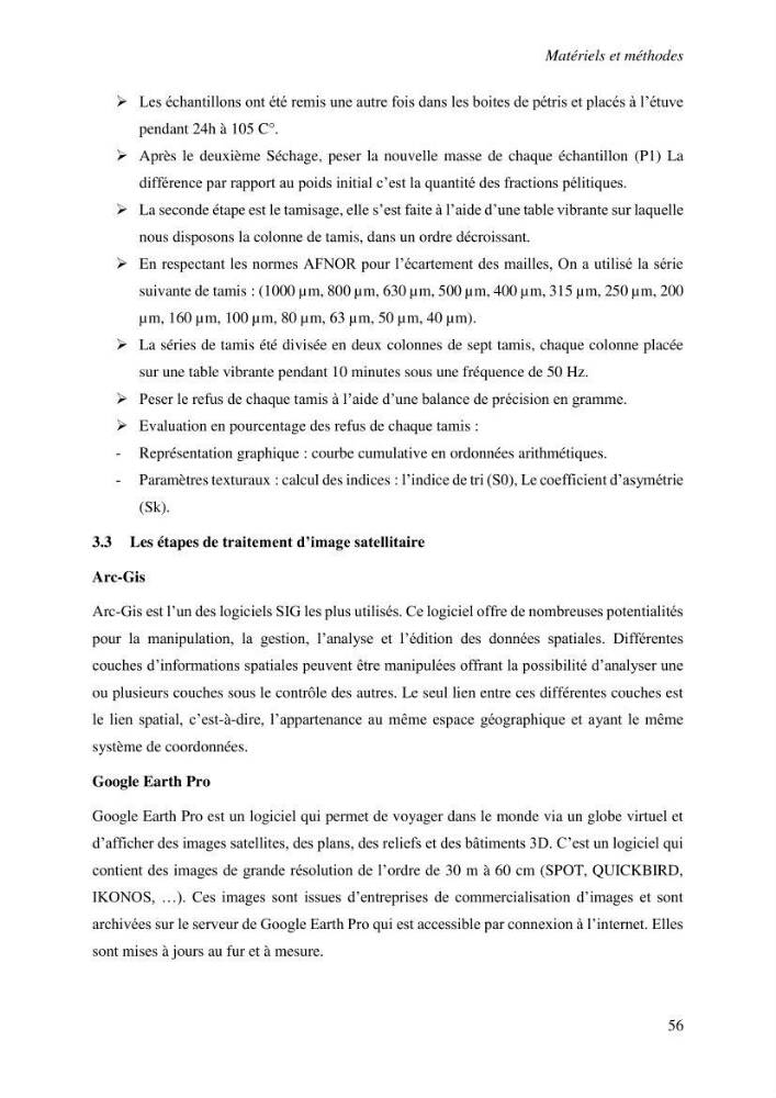Variabilité morphologique des embouchures des grands oueds de la côte algérienne