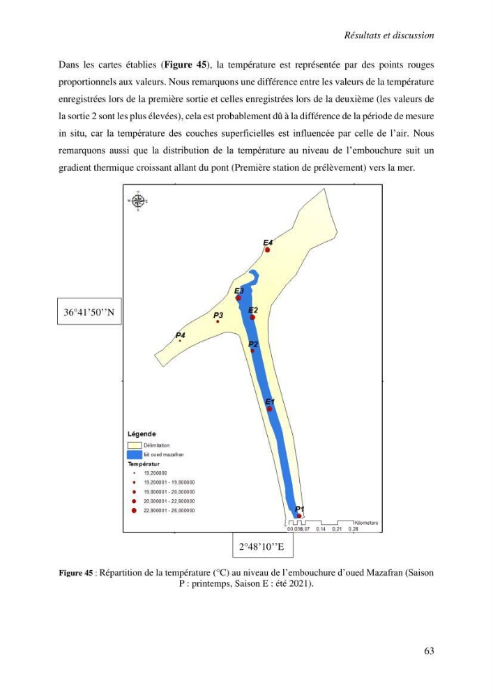 Variabilité morphologique des embouchures des grands oueds de la côte algérienne