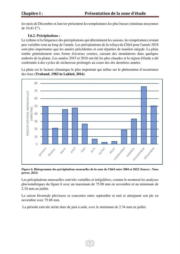 Evaluation de la vulnérabilité du littorale de la wilaya de Chlef face aux géo risque côtier