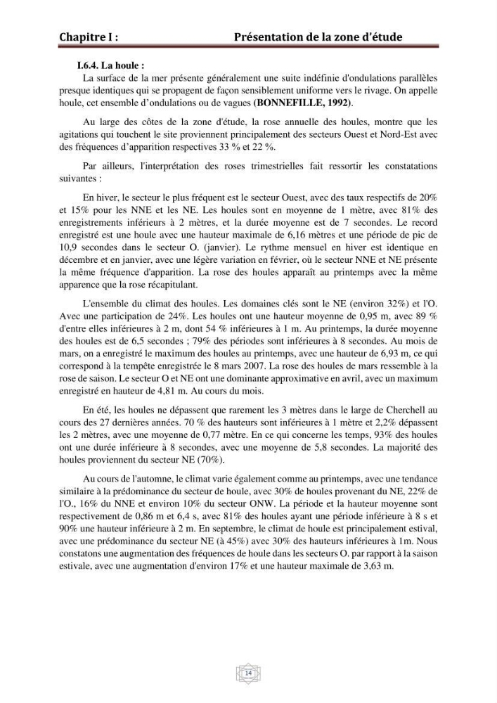 Evaluation de la vulnérabilité du littorale de la wilaya de Chlef face aux géo risque côtier