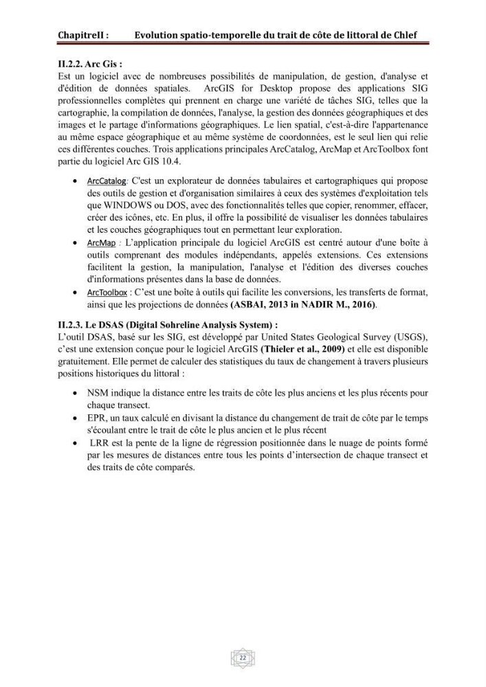 Evaluation de la vulnérabilité du littorale de la wilaya de Chlef face aux géo risque côtier