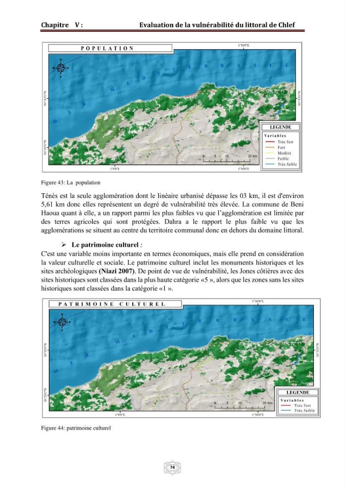 Evaluation de la vulnérabilité du littorale de la wilaya de Chlef face aux géo risque côtier