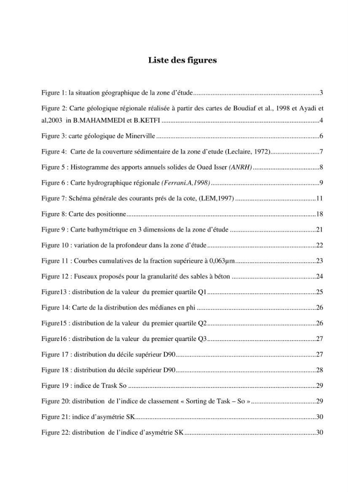 Etude de prospection d\'exploration et d\'exploitation des gisements de sable en mer