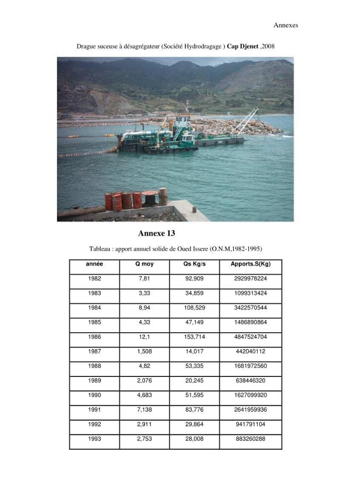 Etude de prospection d\'exploration et d\'exploitation des gisements de sable en mer