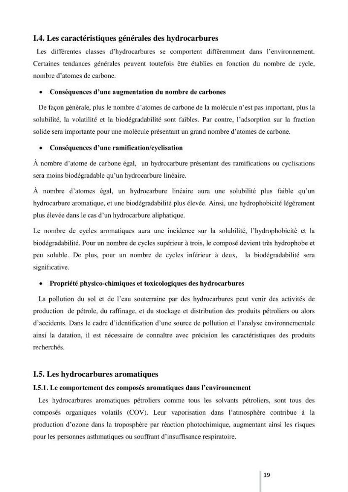 Etude de l’efficacité de la dégradation des hydrocarbures aromatiques par combinaison entre l’adsorption sur charbon actif et la photocatalyse hétérogène dans les eaux huileuses (Raffinerie d’Alger)