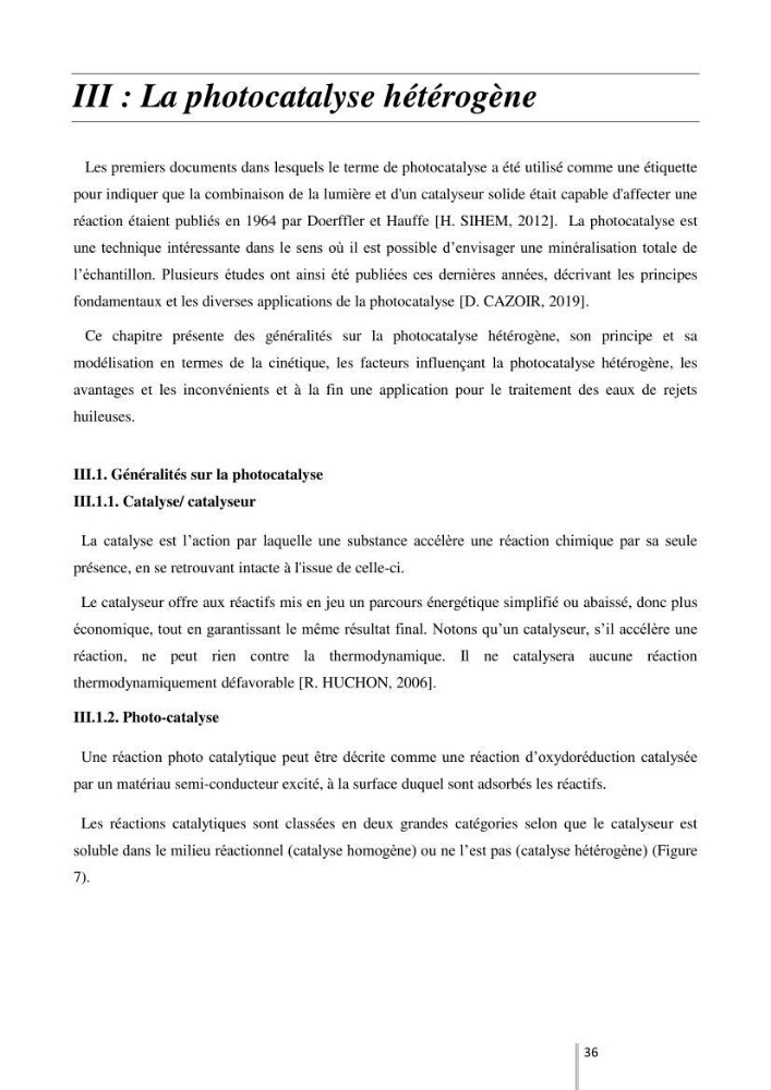 Etude de l’efficacité de la dégradation des hydrocarbures aromatiques par combinaison entre l’adsorption sur charbon actif et la photocatalyse hétérogène dans les eaux huileuses (Raffinerie d’Alger)