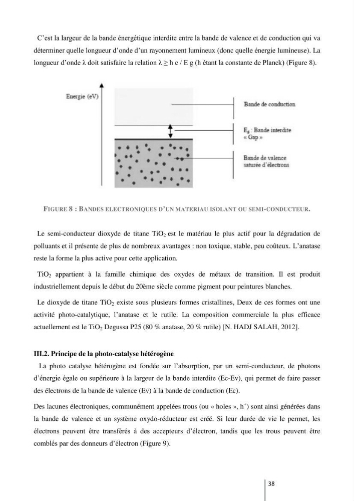 Etude de l’efficacité de la dégradation des hydrocarbures aromatiques par combinaison entre l’adsorption sur charbon actif et la photocatalyse hétérogène dans les eaux huileuses (Raffinerie d’Alger)