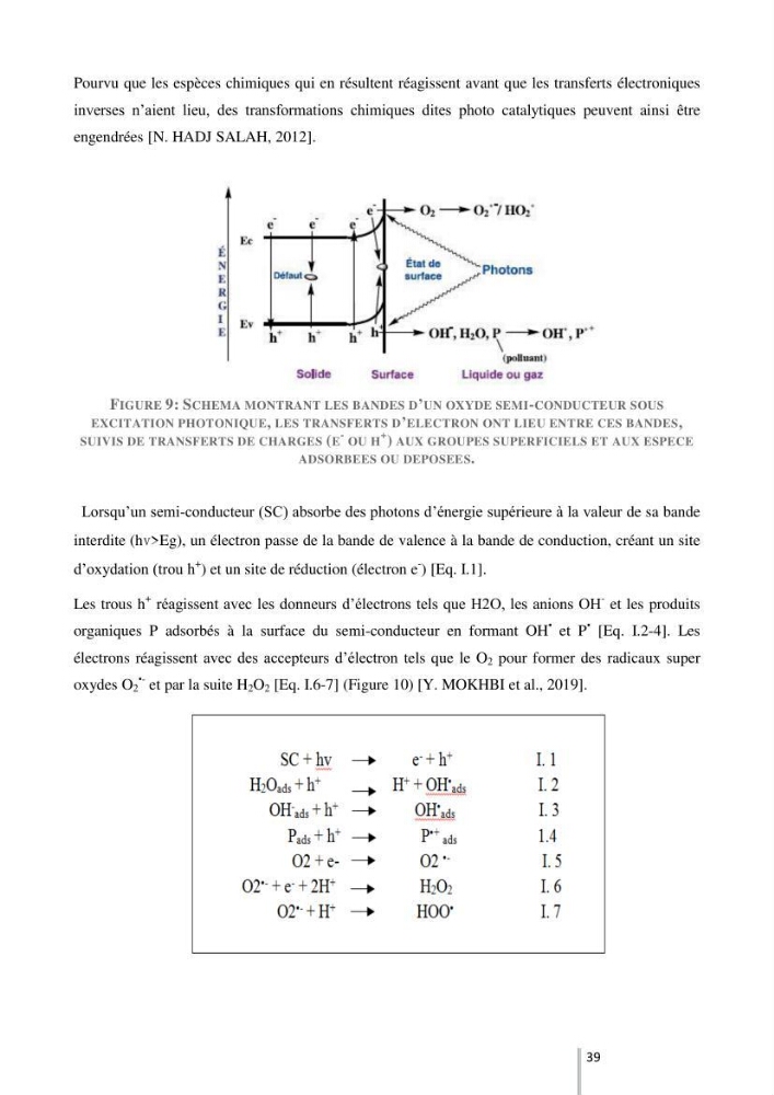 Etude de l’efficacité de la dégradation des hydrocarbures aromatiques par combinaison entre l’adsorption sur charbon actif et la photocatalyse hétérogène dans les eaux huileuses (Raffinerie d’Alger)