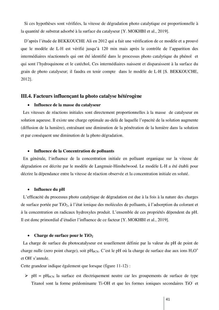 Etude de l’efficacité de la dégradation des hydrocarbures aromatiques par combinaison entre l’adsorption sur charbon actif et la photocatalyse hétérogène dans les eaux huileuses (Raffinerie d’Alger)