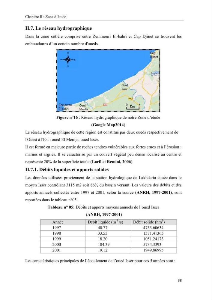 Projet de prospection du sable marin ( Zemmouri El Bahri )