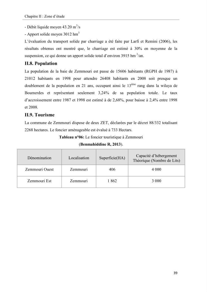 Projet de prospection du sable marin ( Zemmouri El Bahri )