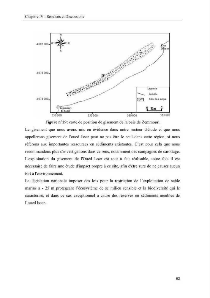 Projet de prospection du sable marin ( Zemmouri El Bahri )