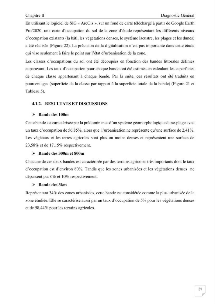 Etude de l\'évolution surfaçique et volumétrique du cordon dunaire d\'El Kadous ( commune de Heraoua)
