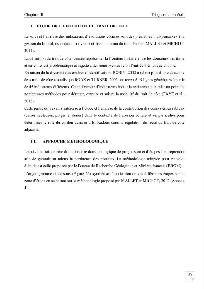 Etude de l\'évolution surfaçique et volumétrique du cordon dunaire d\'El Kadous ( commune de Heraoua)