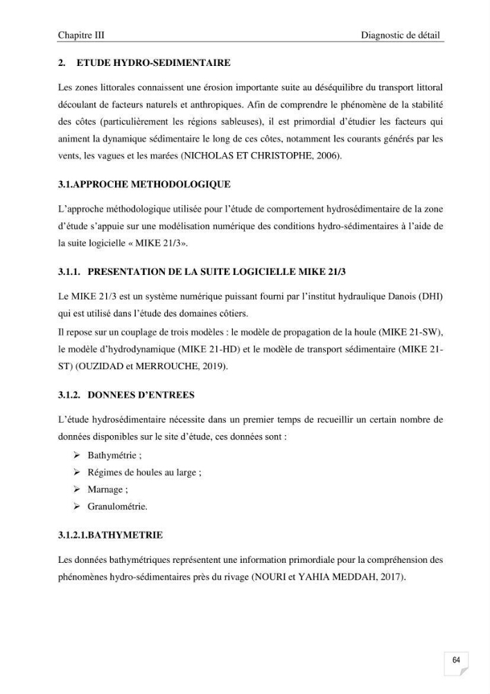Etude de l\'évolution surfaçique et volumétrique du cordon dunaire d\'El Kadous ( commune de Heraoua)