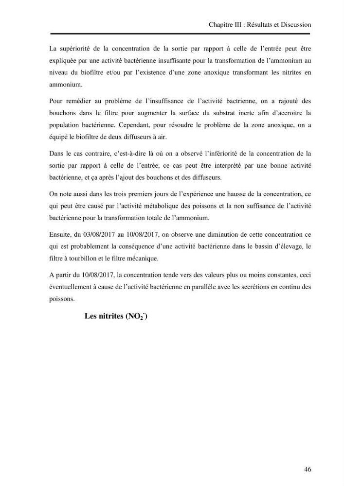 Suivi d\'un systeme d\'élevage en aquaculture: