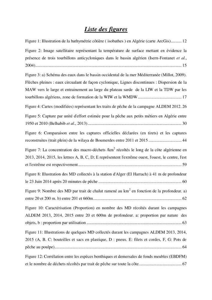 Contribution a l\'étude de l\'impact des changements des paramètres du milieu et de la préssion de la pêche sur les Bio-ressources marines Algériennes