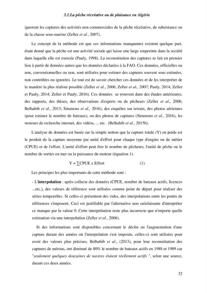 Contribution a l\'étude de l\'impact des changements des paramètres du milieu et de la préssion de la pêche sur les Bio-ressources marines Algériennes