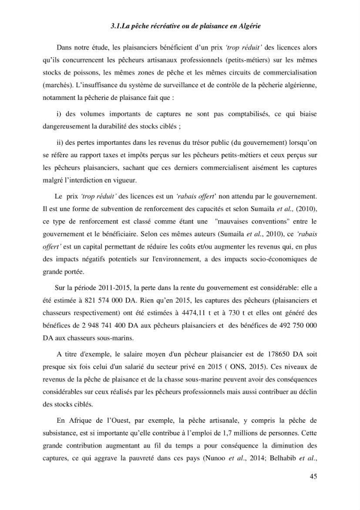 Contribution a l\'étude de l\'impact des changements des paramètres du milieu et de la préssion de la pêche sur les Bio-ressources marines Algériennes