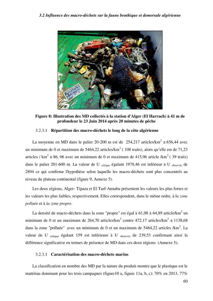 Contribution a l\'étude de l\'impact des changements des paramètres du milieu et de la préssion de la pêche sur les Bio-ressources marines Algériennes