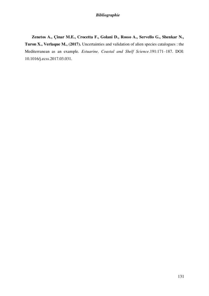 Contribution a l\'étude de l\'impact des changements des paramètres du milieu et de la préssion de la pêche sur les Bio-ressources marines Algériennes