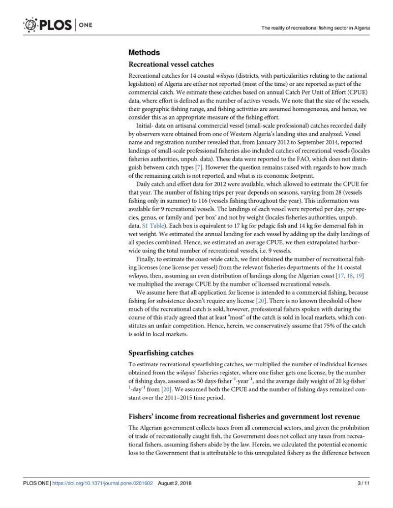 Contribution a l\'étude de l\'impact des changements des paramètres du milieu et de la préssion de la pêche sur les Bio-ressources marines Algériennes