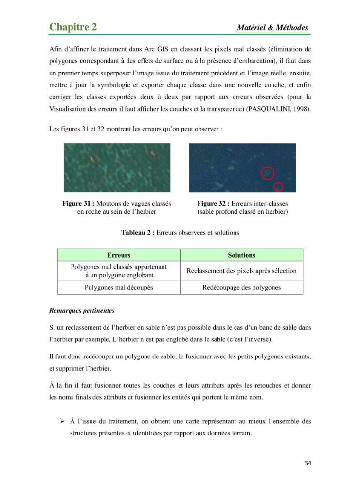 Cartographie de la limite supérieure de l\'herbier à Posidonia oceanica et du Trottoir à Vernets dans la région de Tipaza