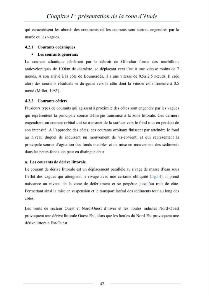 Mise en place d\'une base de donnée sédimentologique dans le domaine côtier de la grande baie de zemmouri